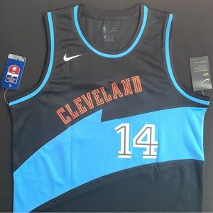 NWT Nike Bobby Phills Cleveland Cavaliers #14 Black Classic Throwback Jersey YXL